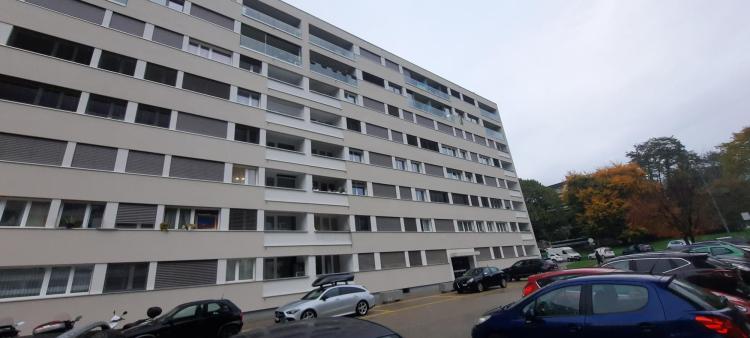 External motorcycle parking