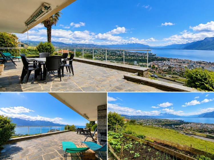Beautiful ground floor apartment in Chardonne