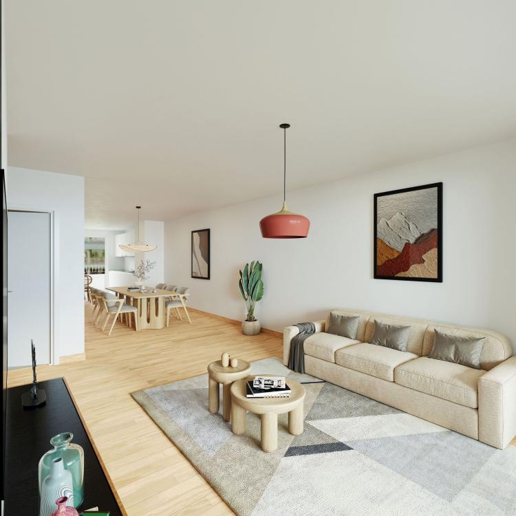 Plan only - Spacious 5-room apartment in Les Acacias