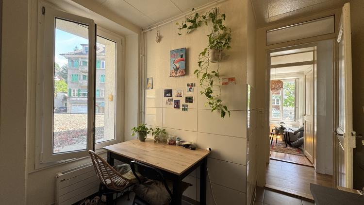 Charming 3-room apartment on the 1st floor in Lausanne
