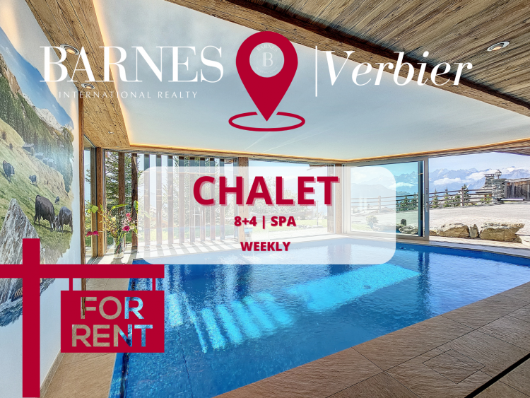 FOR RENT: Exclusive Chalet on the top of Verbier ! Sleeps 8 + 2