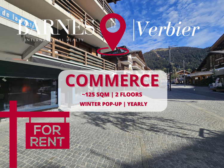 For rent commercial space Verbier Center