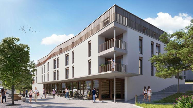 Attractive commercial space on the ground floor