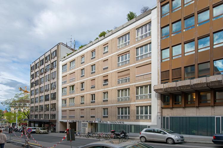 Internal parking in the basement