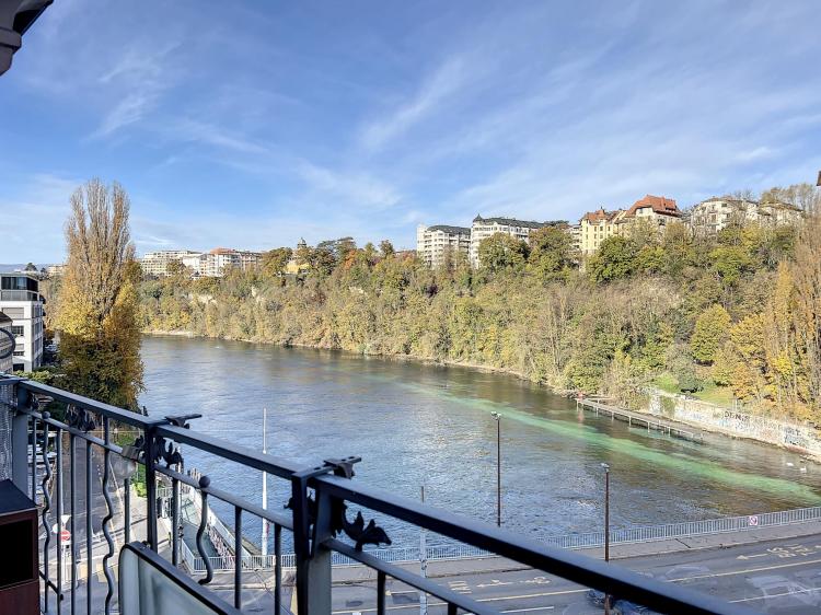 Pretty furnished and fully equipped apartment with views of the Rhône and the city 